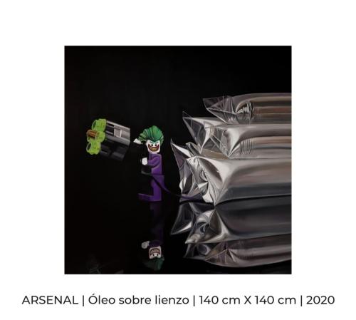 14 - ARSENAL - Óleo sobre lienzo - 140 cm X 140 cm - 2020