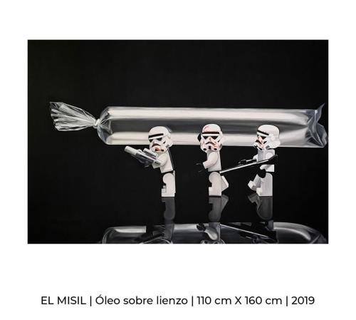 5 - EL MISIL - Óleo sobre lienzo - 110 cm X 160 cm - 2019