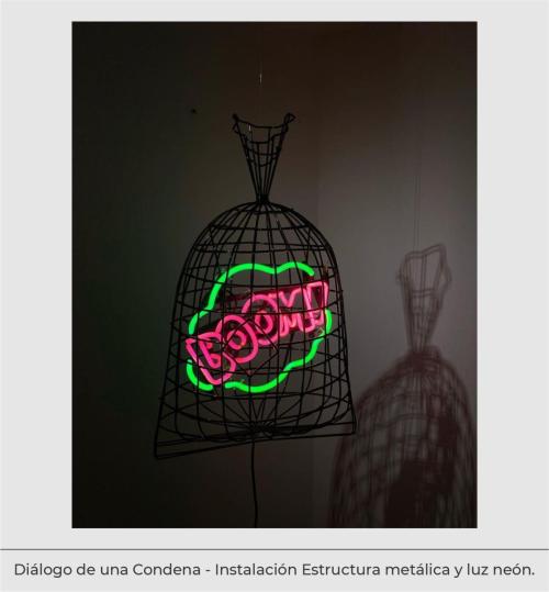 BOOM - estructura metalica - neon