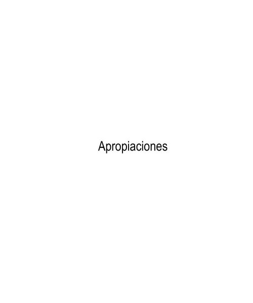 APROPIACIONES