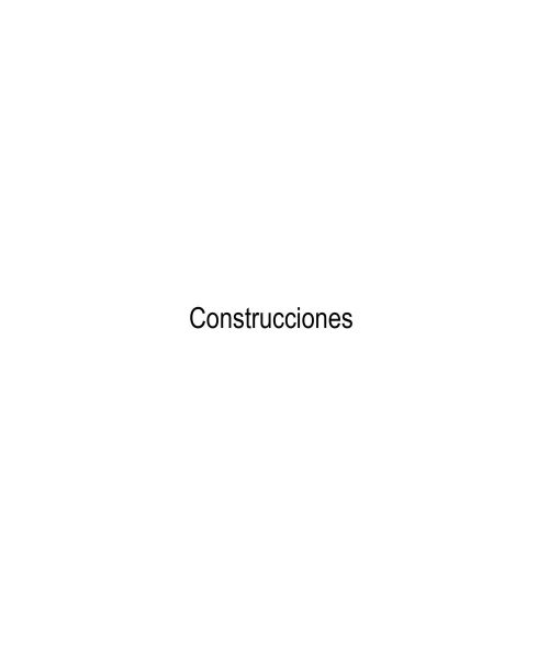 CONSTRUCCIONES